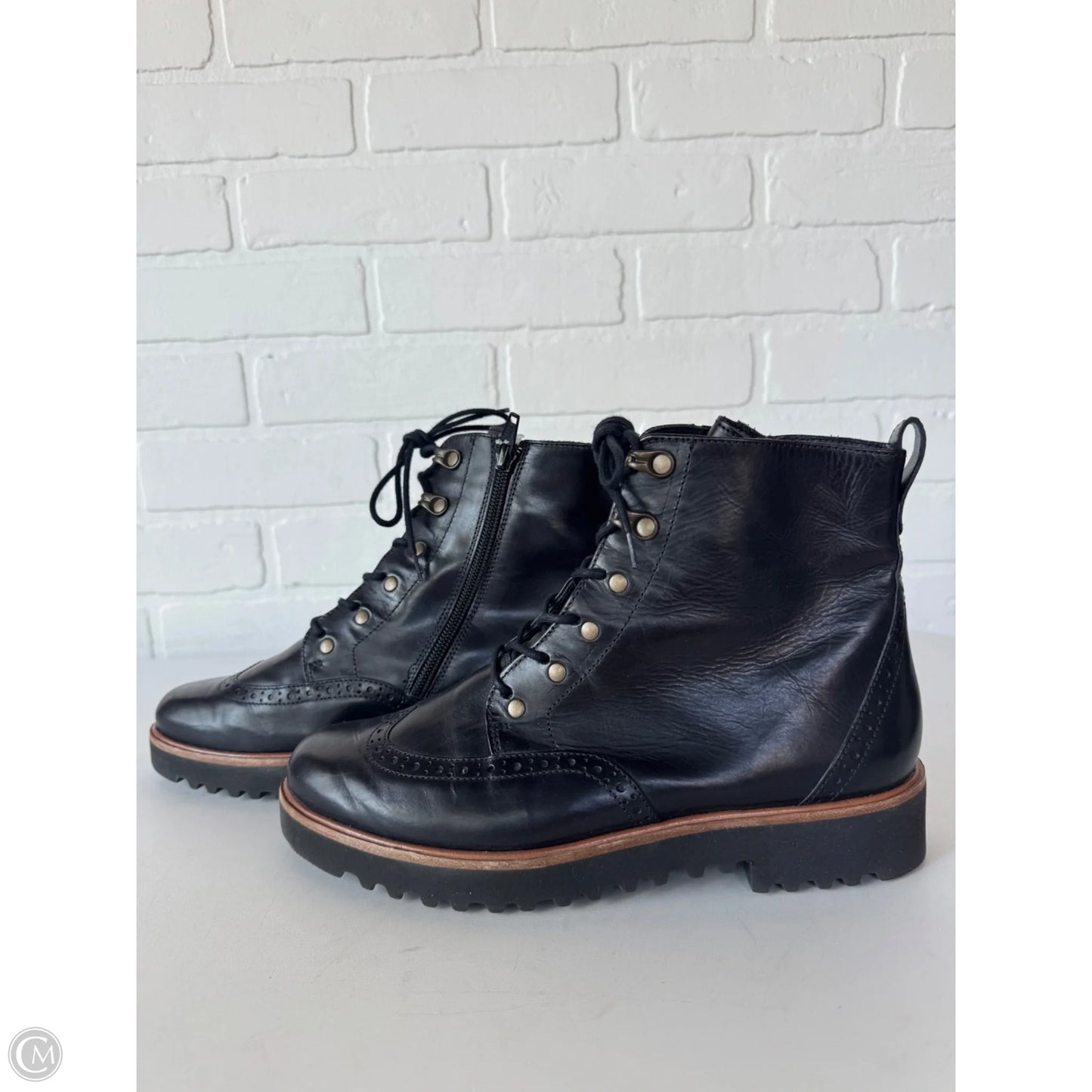 Boots Mid-calf Heels By Paul Green In Black, Size: 7.5