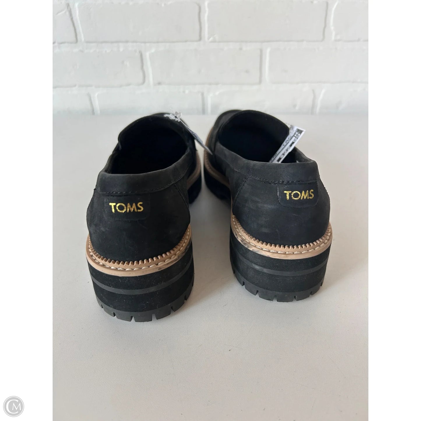 Shoes Flats By Toms In Black, Size: 7.5