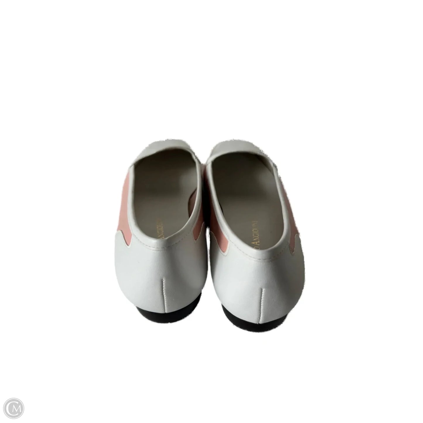 Shoes Flats By Enzo Angiolini In Pink & White, Size: 7