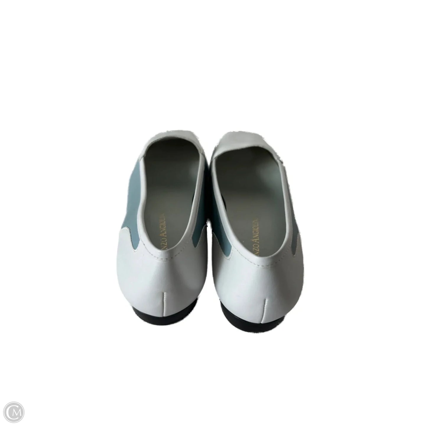 Shoes Flats By Enzo Angiolini In Blue & White, Size: 7