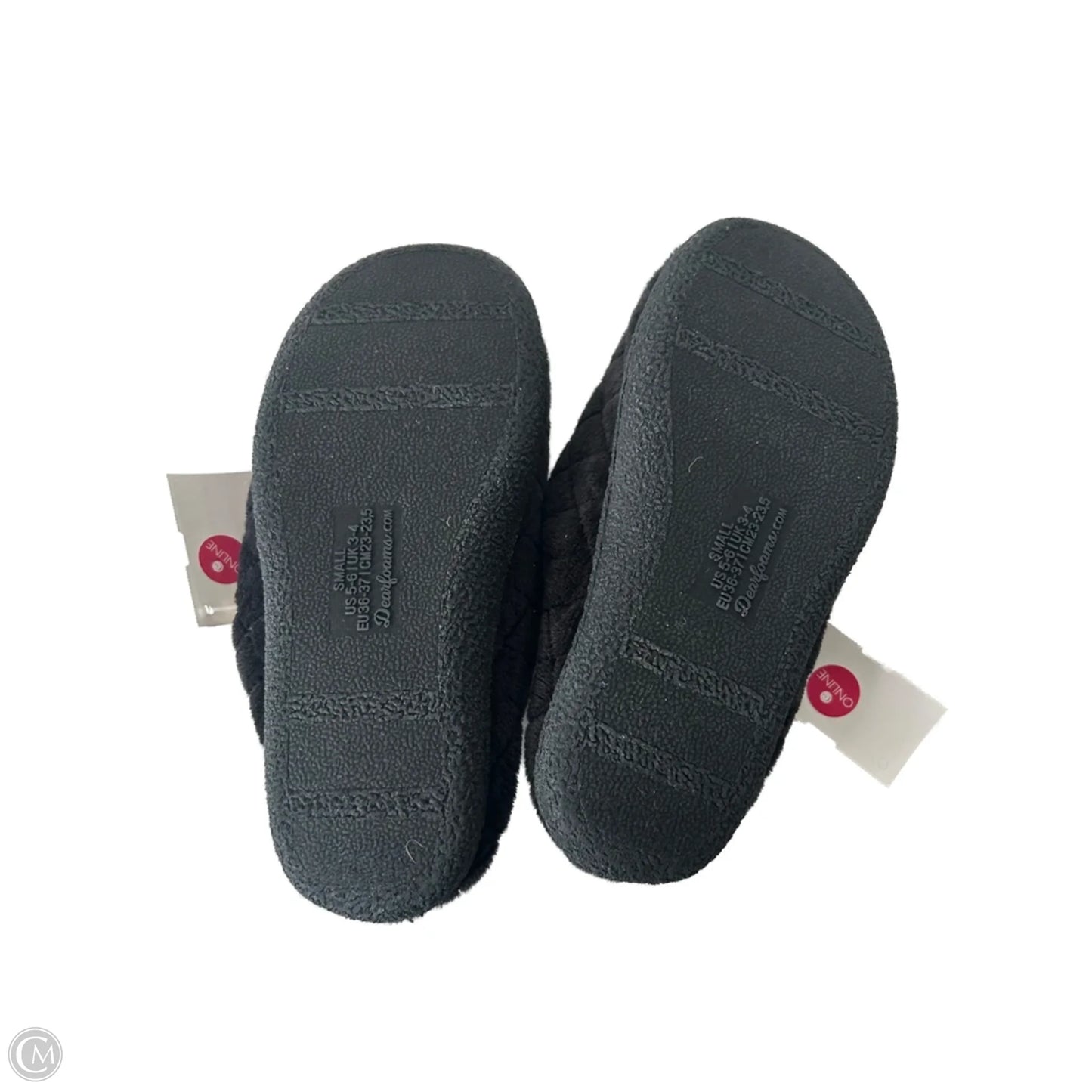 Slippers By Clothes Mentor In Black