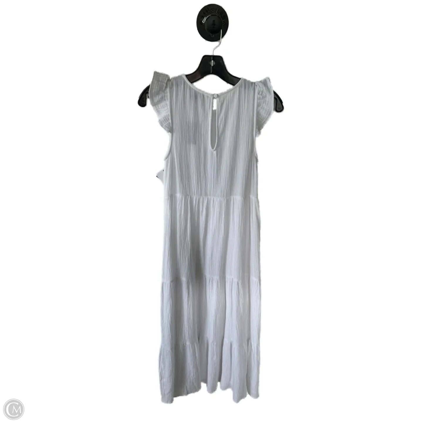 Dress Casual Maxi By Express In White, Size: Xs