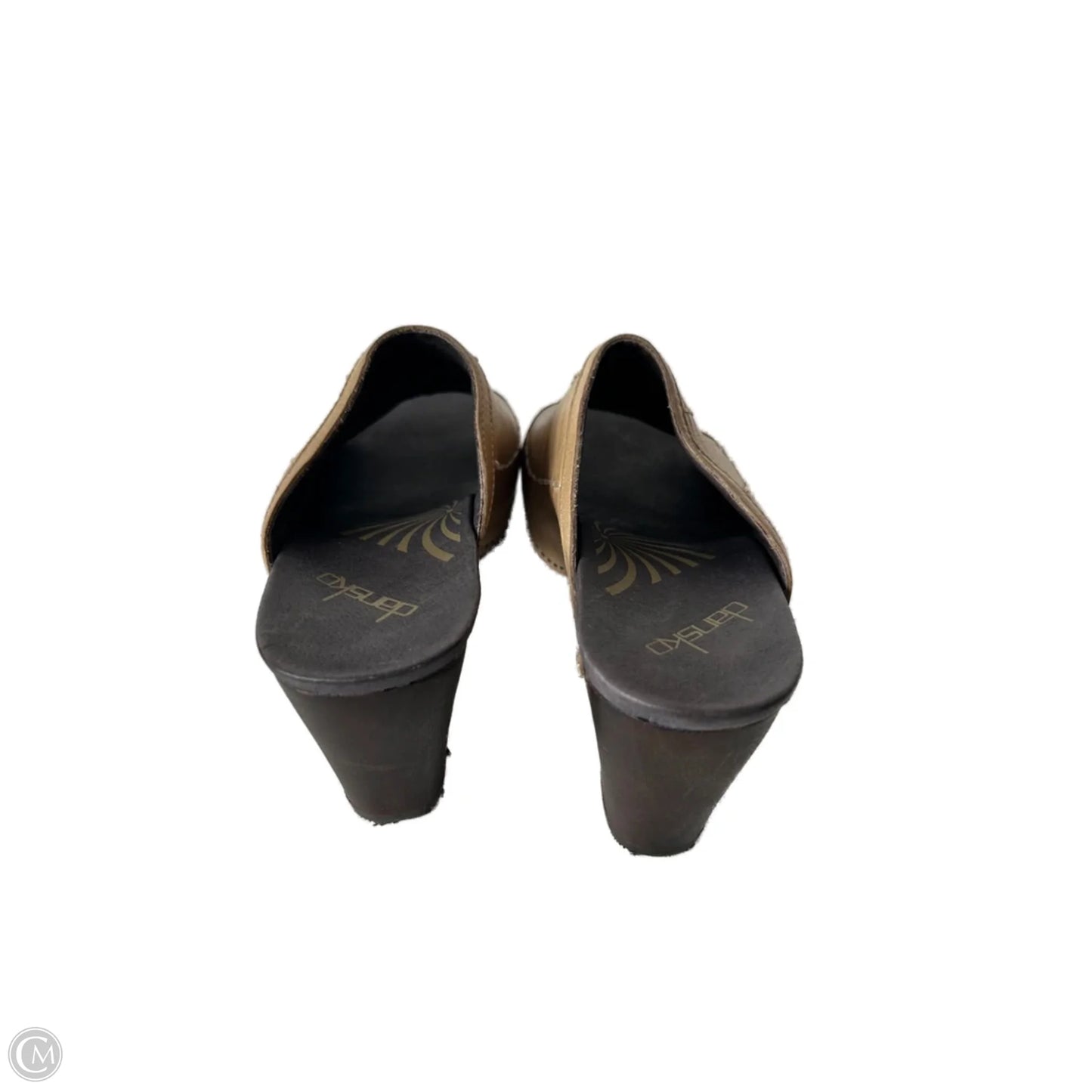Sandals Heels Block By Dansko In Tan, Size: 7.5