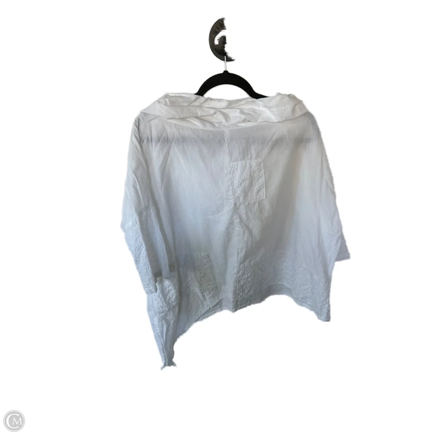 Top Long Sleeve By Kaktus In White, Size: S