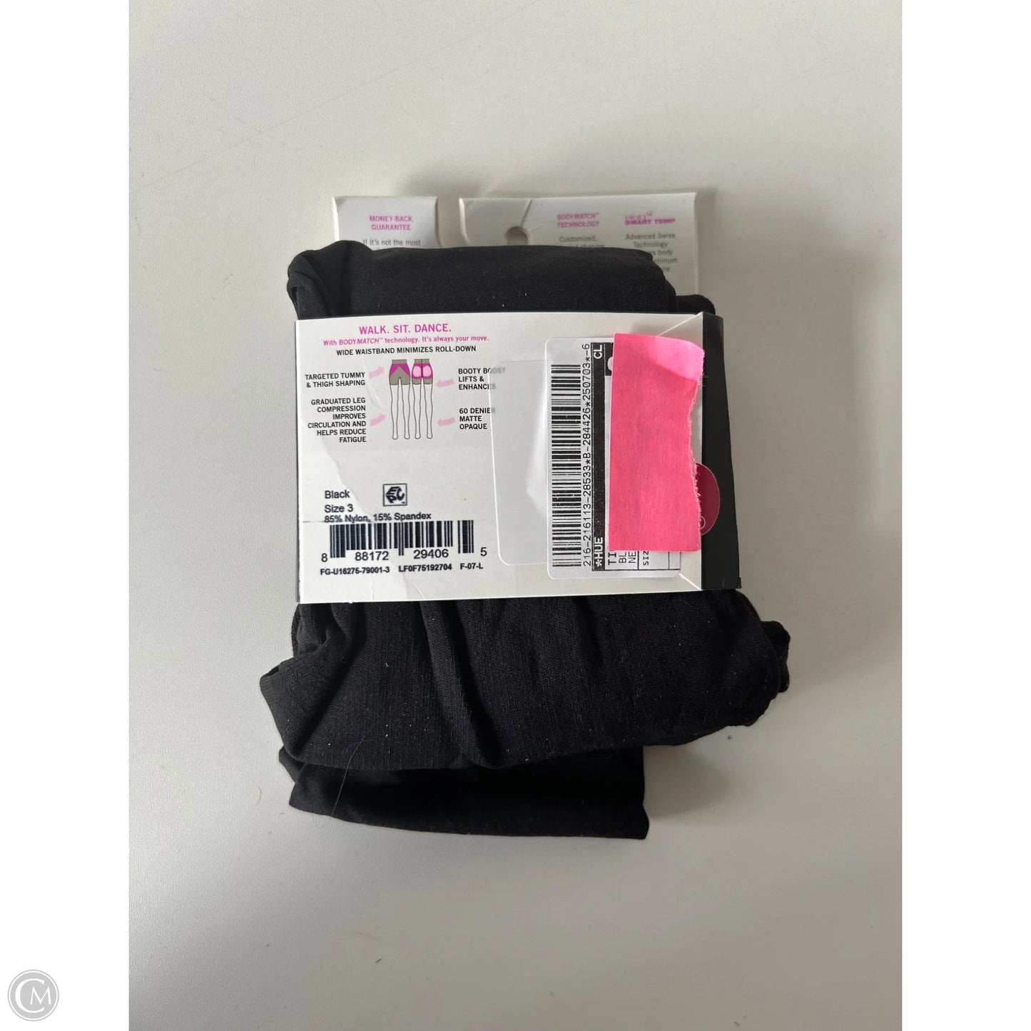 Tights By Hue In Black, Size: M