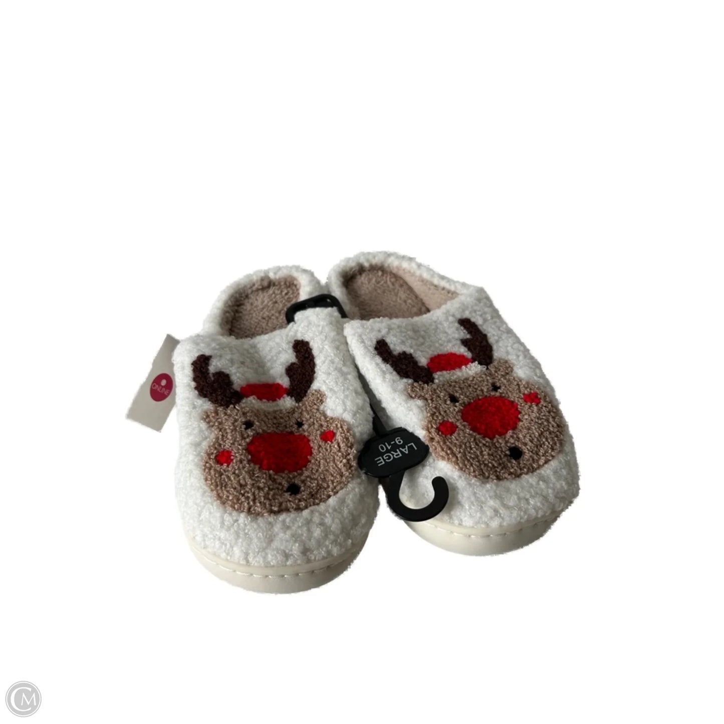 Slippers By Clothes Mentor In Brown & Red