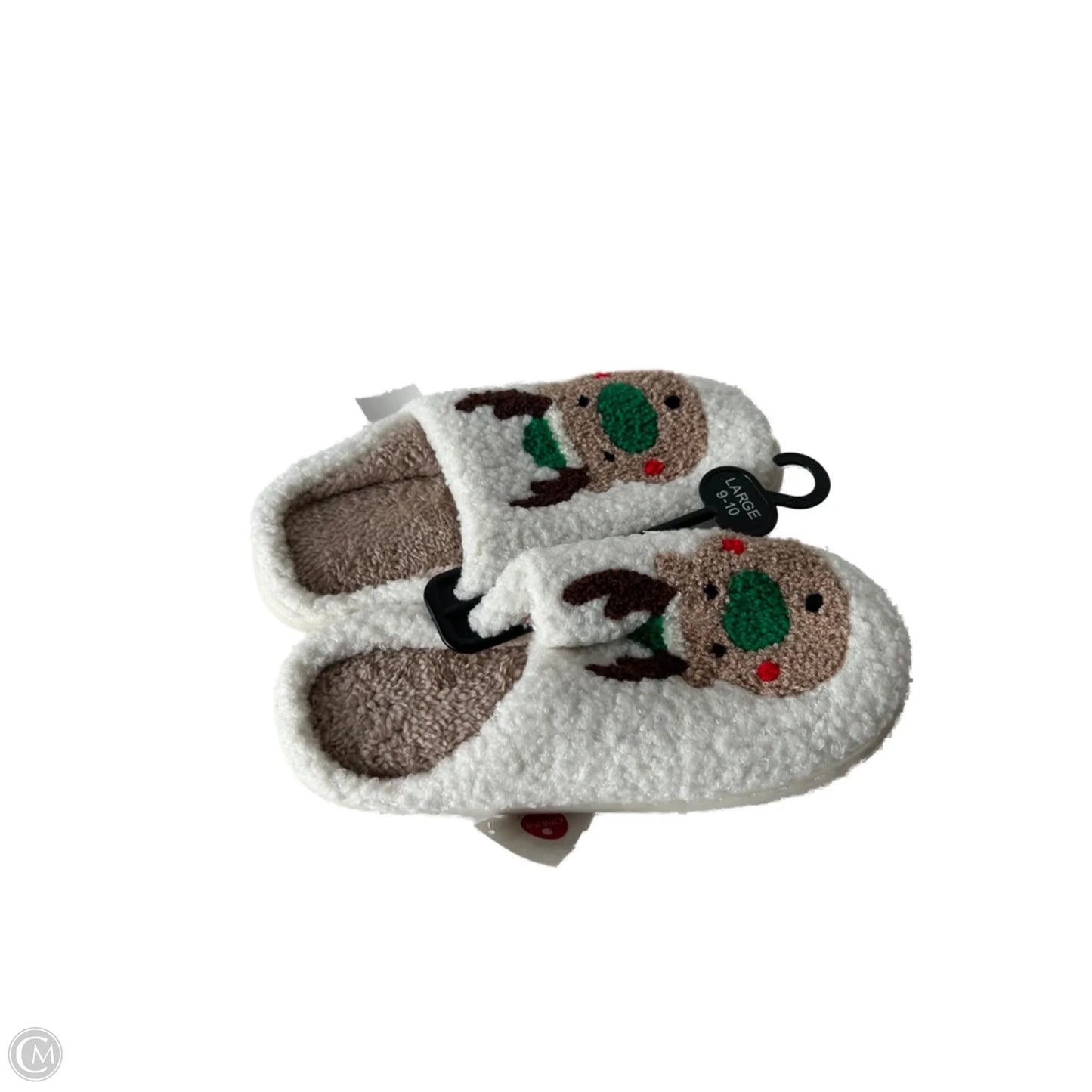 Slippers By Clothes Mentor In Brown & Green