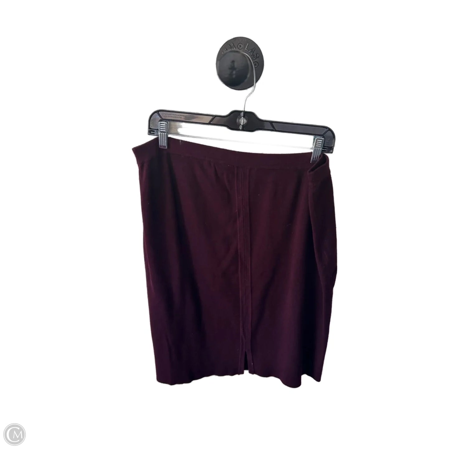 Skirt Midi By Clothes Mentor In Maroon, Size: 12p