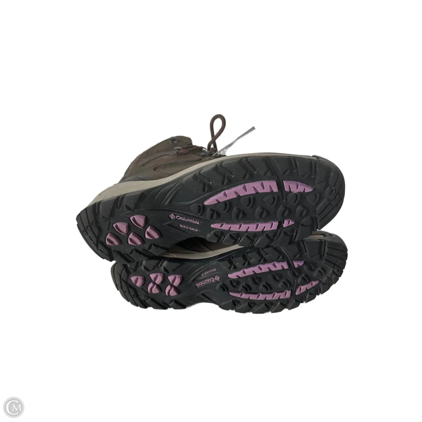 Boots Hiking By Columbia In Black & Brown, Size: 10