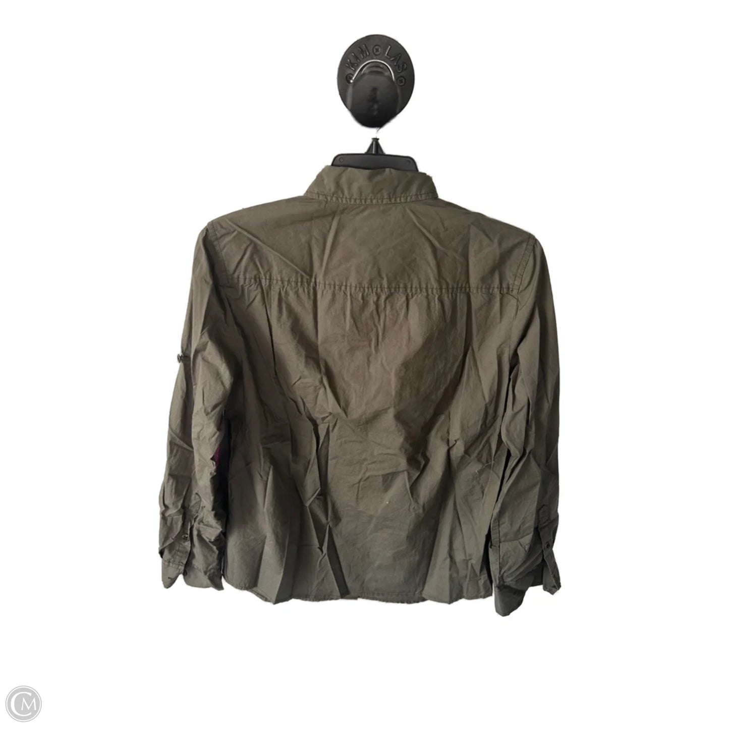 Top Long Sleeve By J. Crew In Green, Size: M