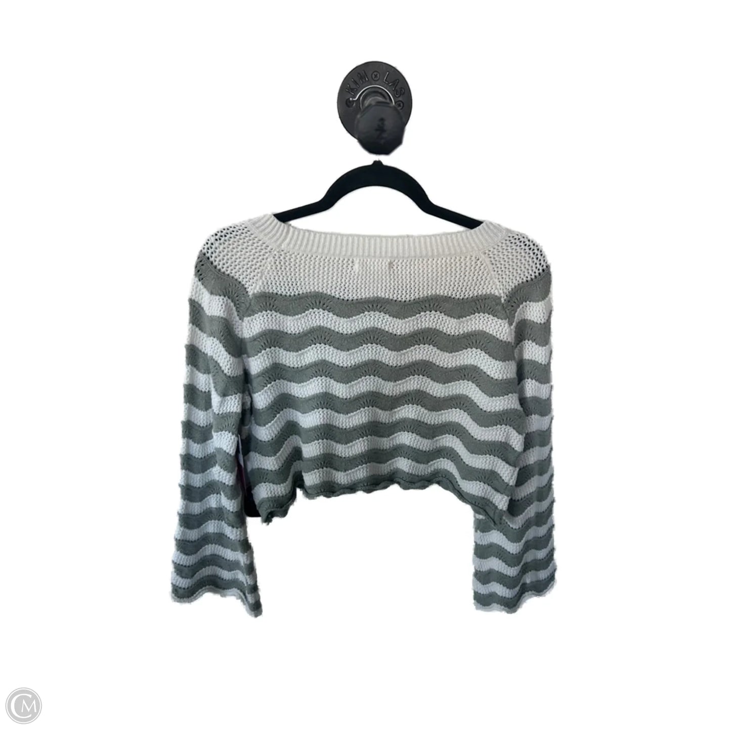 Sweater By Altard State In Cream & Green, Size: L