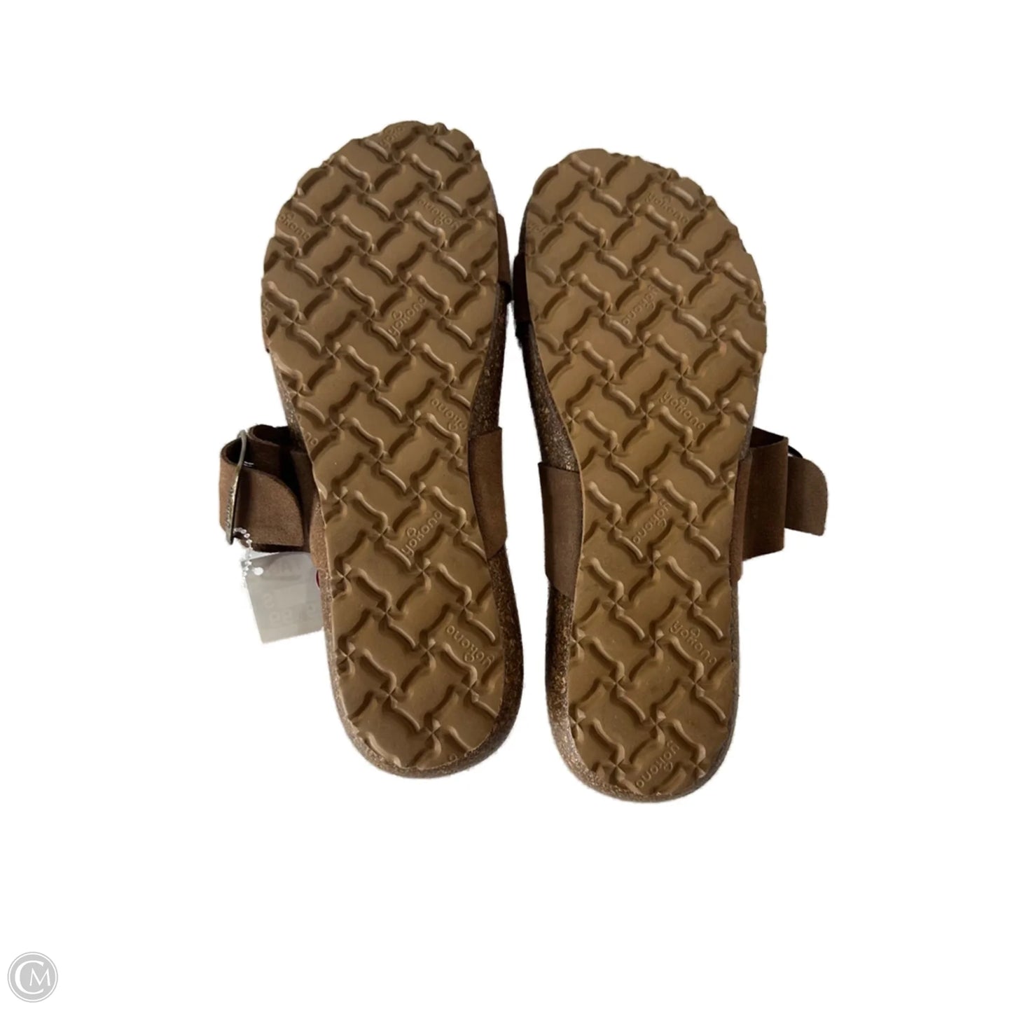 Sandals Flats By Clothes Mentor In Brown, Size: 8