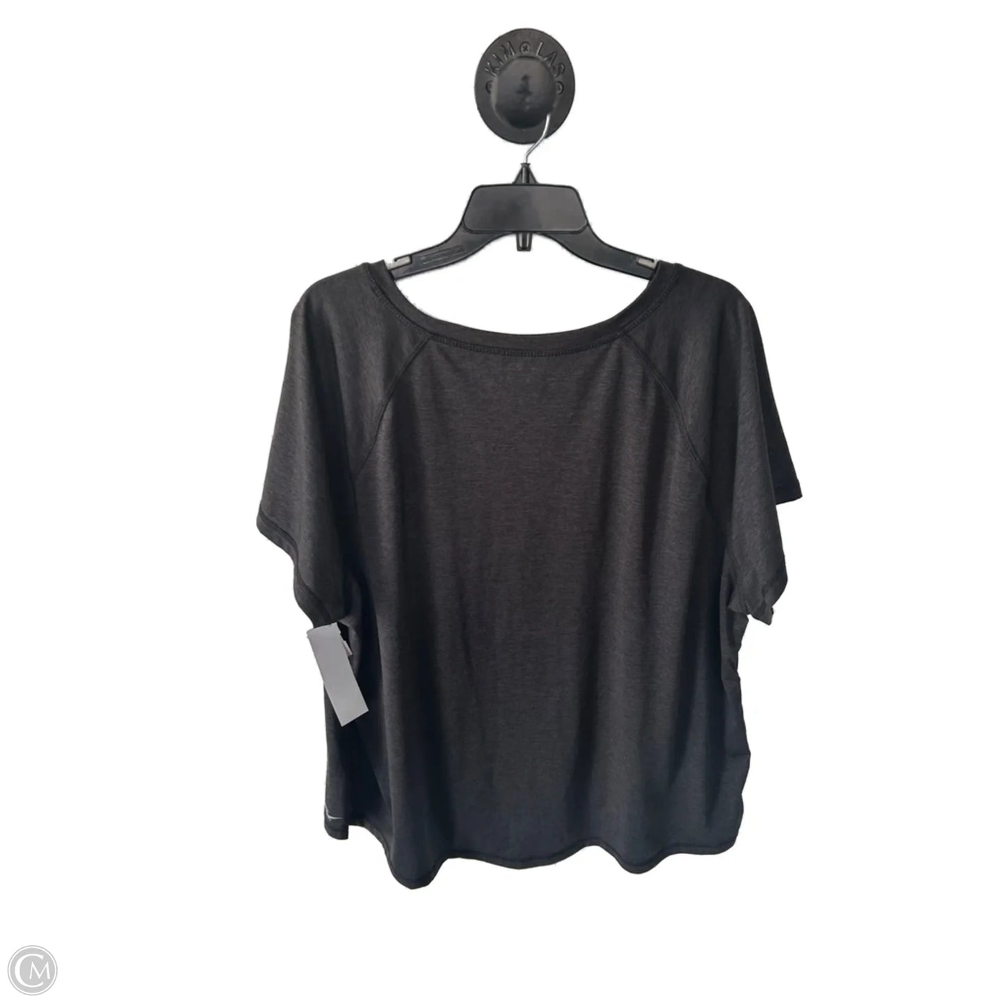 Athletic Top Short Sleeve By Duluth Trading In Grey, Size: 3x