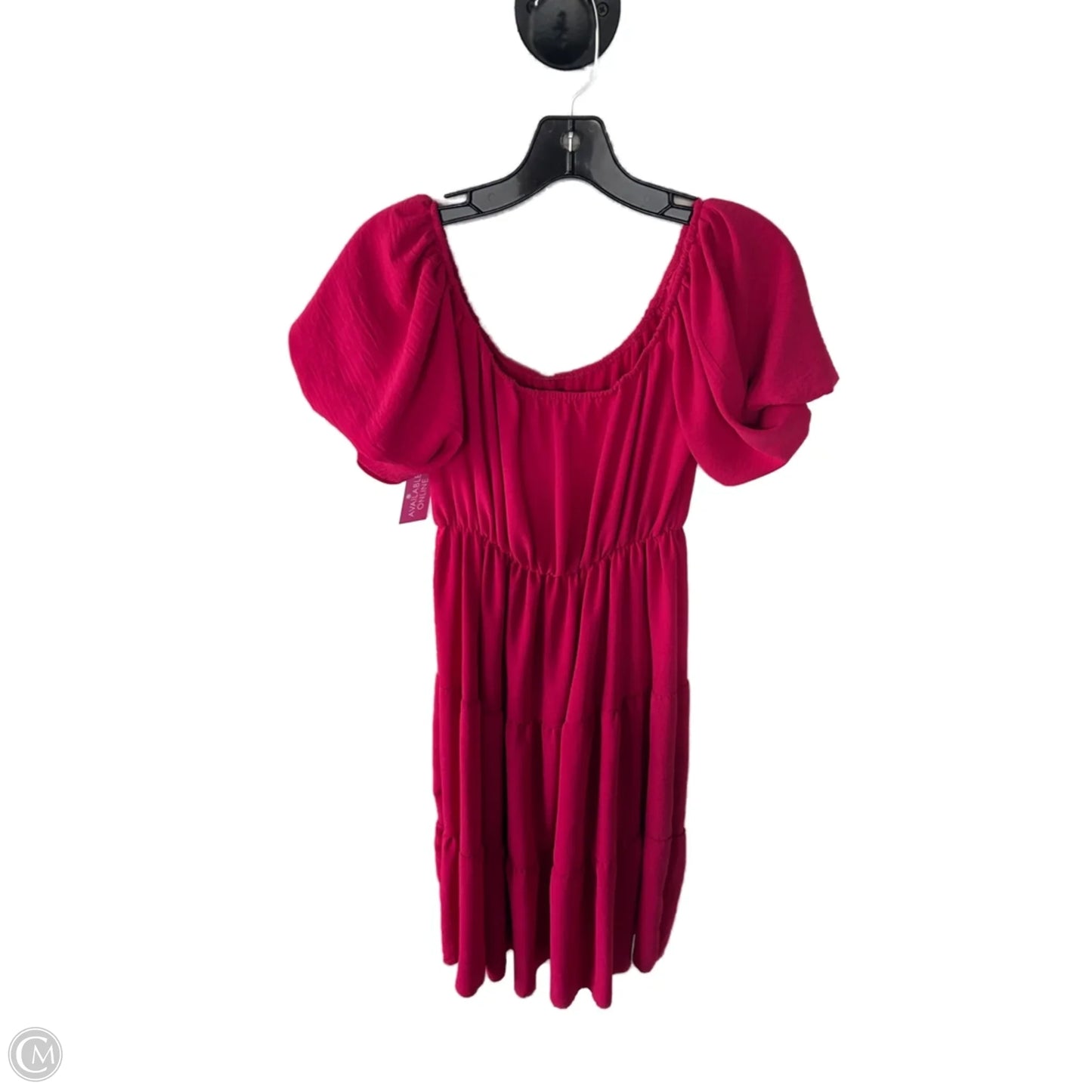 Dress Casual Midi By See Thru Soul In Pink, Size: Xs