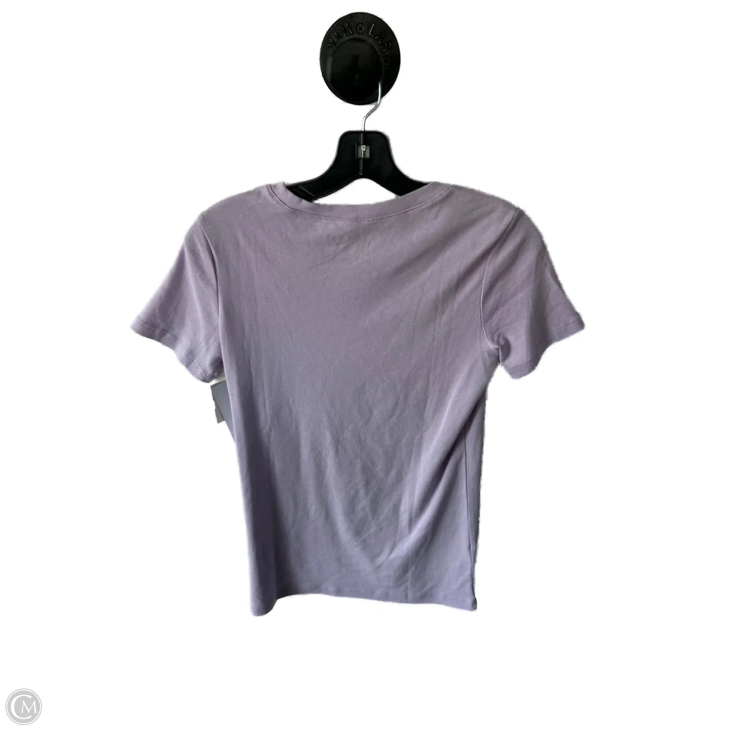 Top Short Sleeve Basic By Eddie Bauer In Purple, Size: M