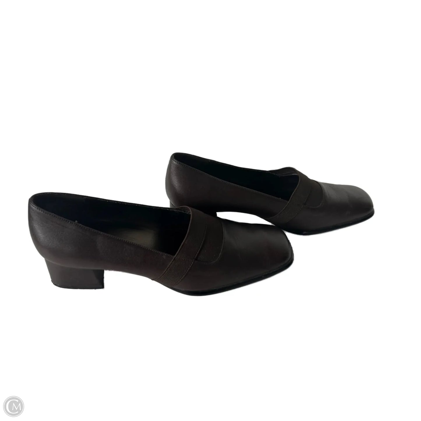 Shoes Heels Block By Clothes Mentor In Brown, Size: 8.5