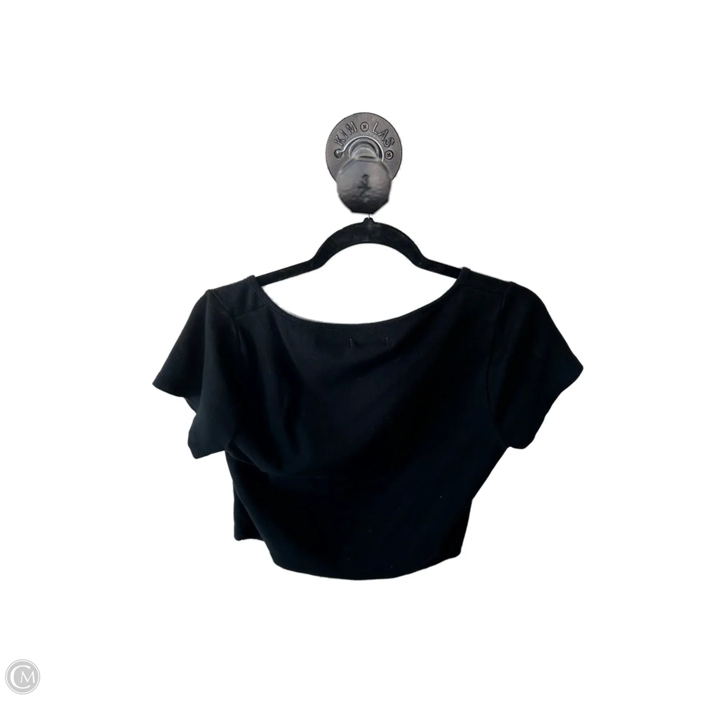Top Short Sleeve Basic By Madewell In Black, Size: M