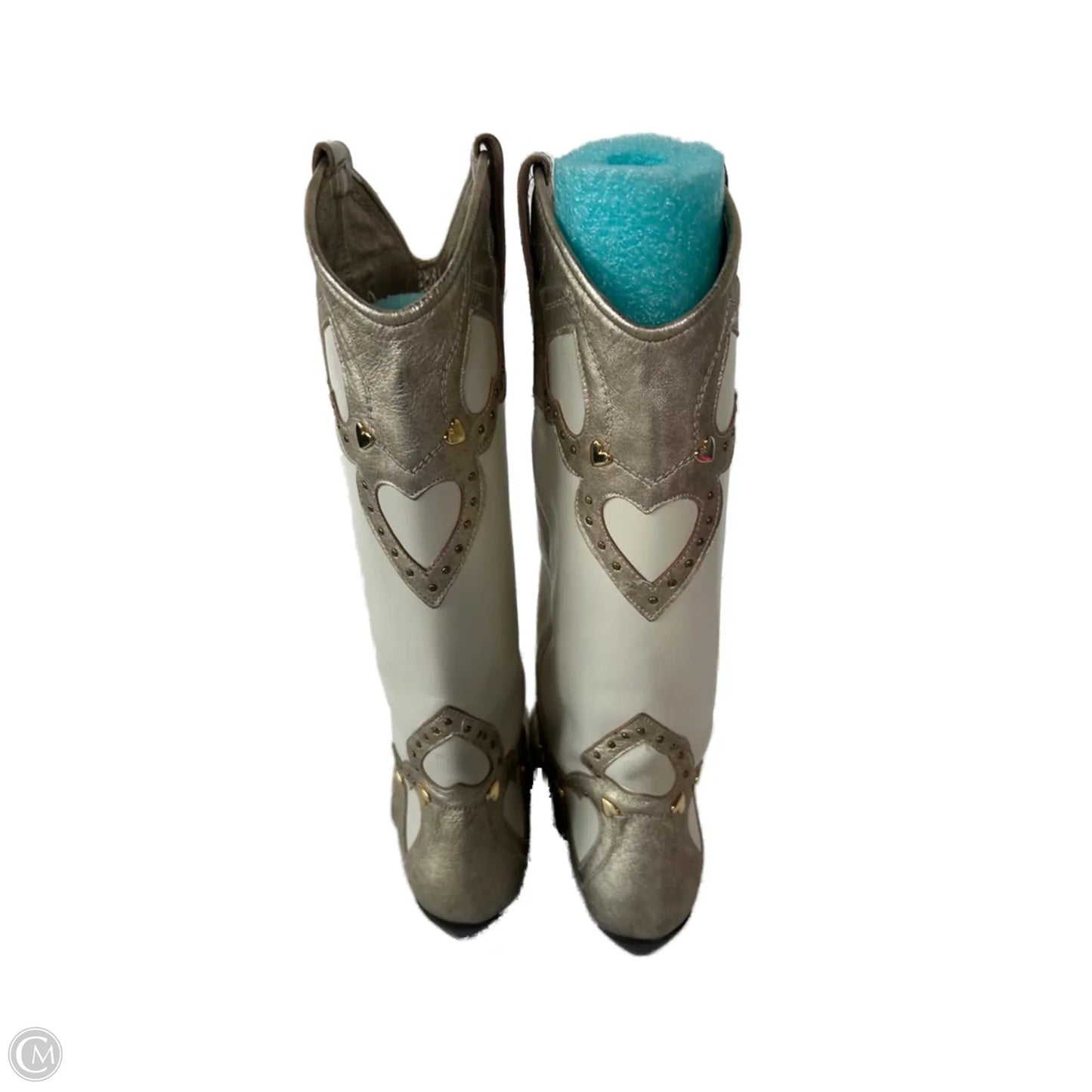 Boots Western By Clothes Mentor In Cream, Size: 5