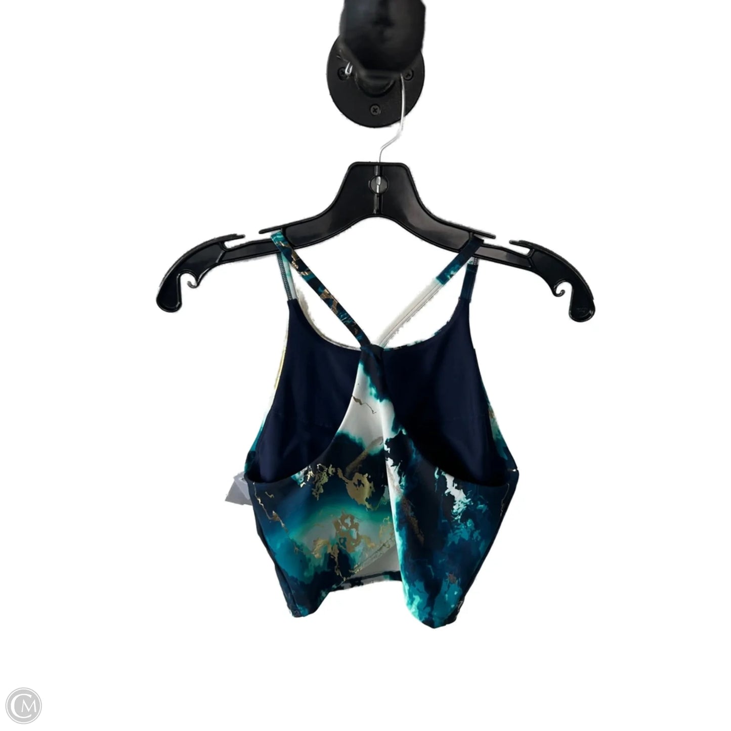 Athletic Bra By Old Navy In Blue & Gold, Size: S