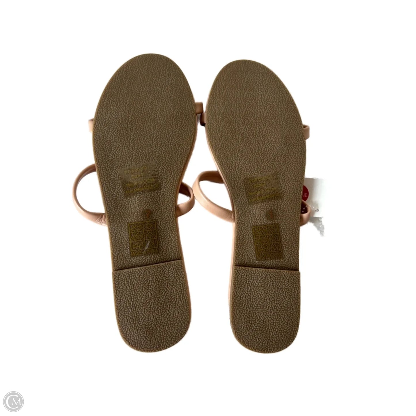 Sandals Flats By Journee In Tan, Size: 7