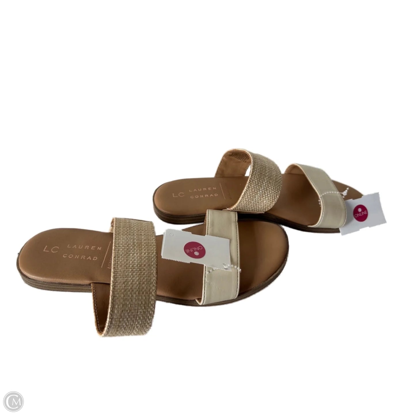Sandals Flats By Lc Lauren Conrad In Tan, Size: 7