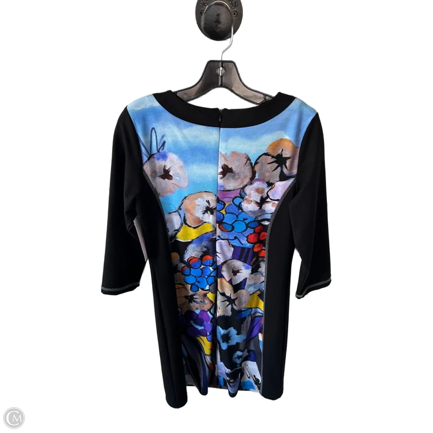 Dress Work By Clothes Mentor In Black & Blue, Size: S