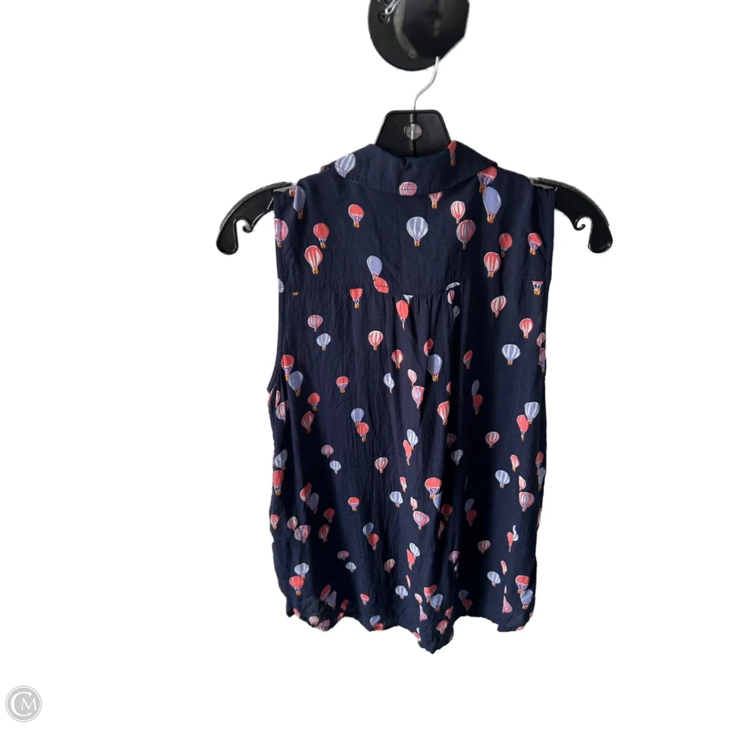 Top Sleeveless By Maeve In Blue & Pink, Size: S