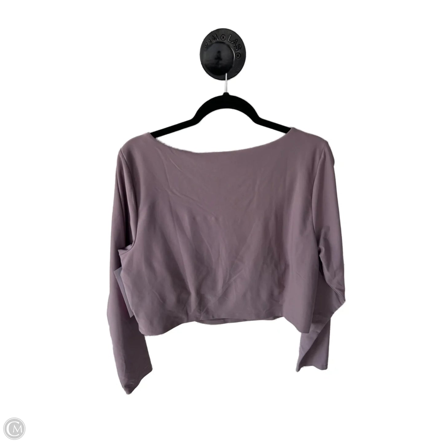 Athletic Top Long Sleeve Crewneck By Old Navy In Purple, Size: Xxl