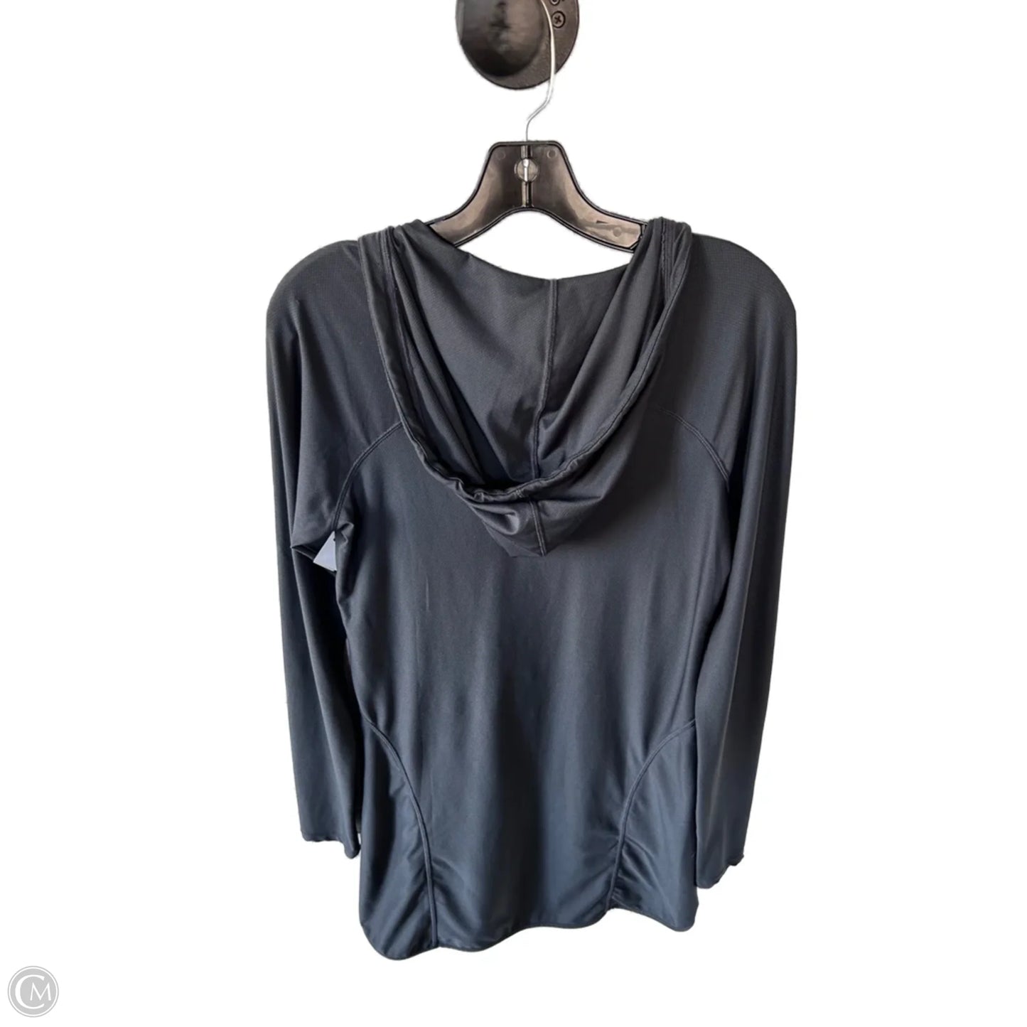 Athletic Top Long Sleeve Hoodie By Athleta In Grey, Size: S