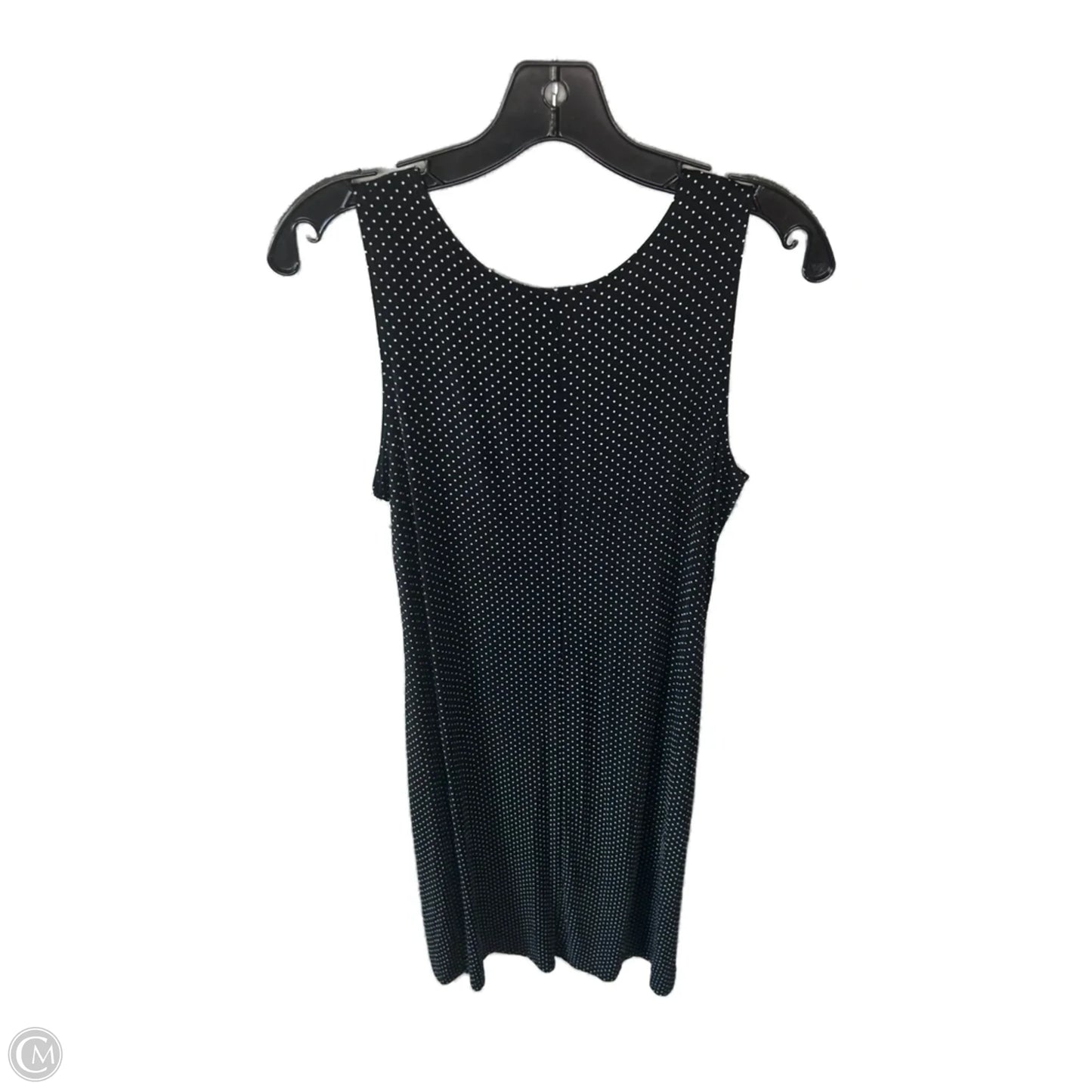 Dress Casual Midi By Clothes Mentor In Black & White, Size: L