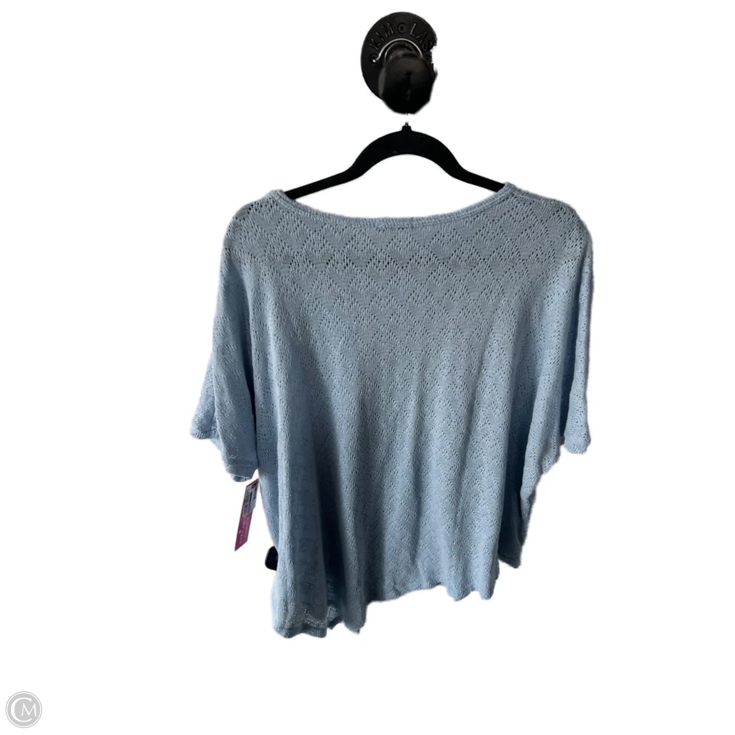 Sweater Short Sleeve By Heimish Usa In Blue, Size: M