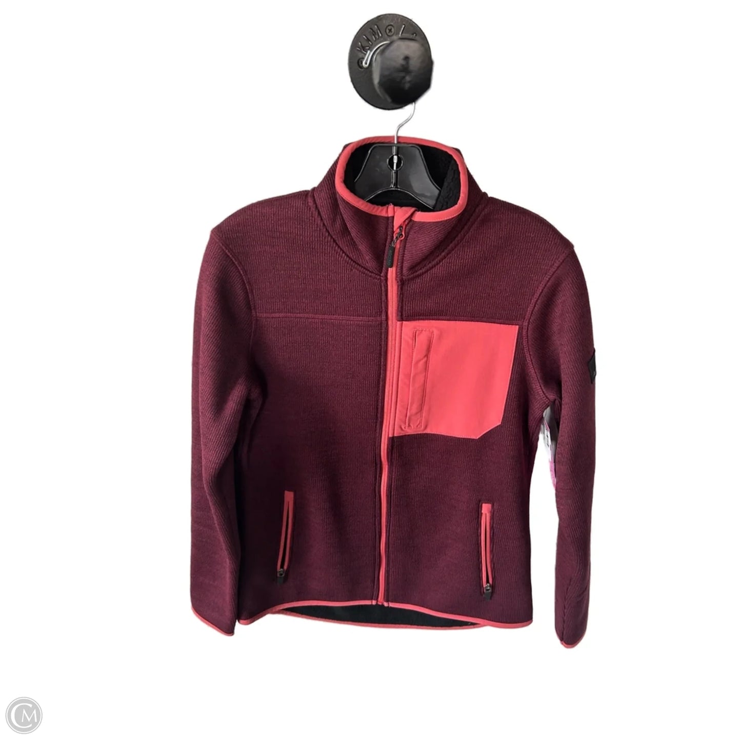 Athletic Jacket By Clothes Mentor In Orange & Red, Size: Xs