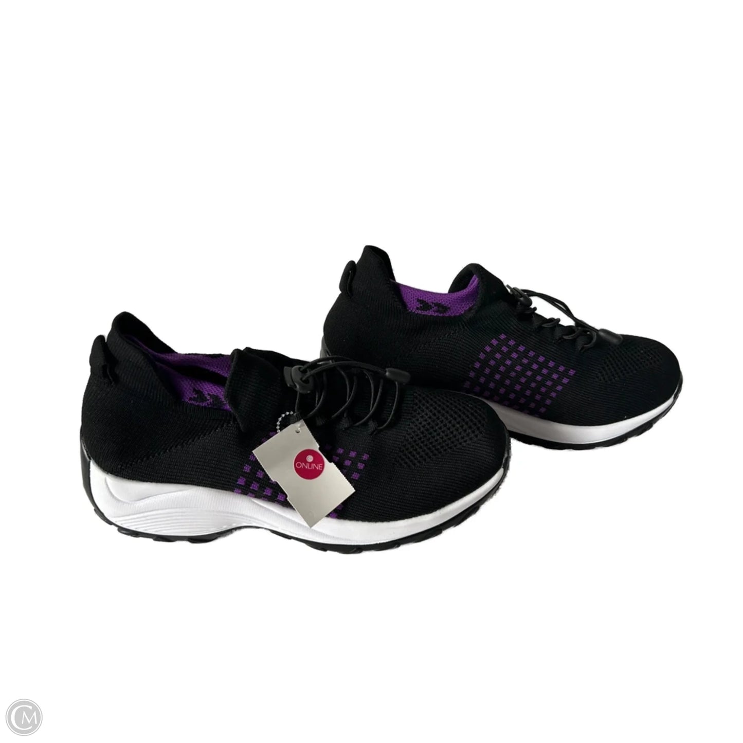 Shoes Athletic By Cme In Black & Purple, Size: 9