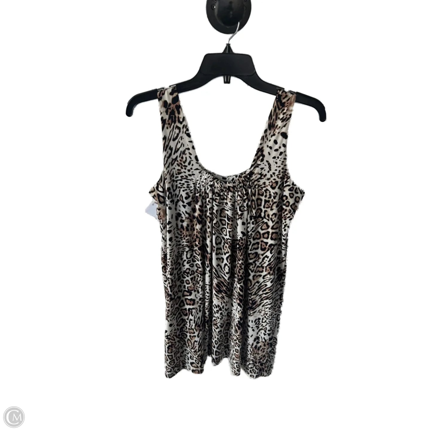 Dress Work By Calvin Klein In Animal Print, Size: L