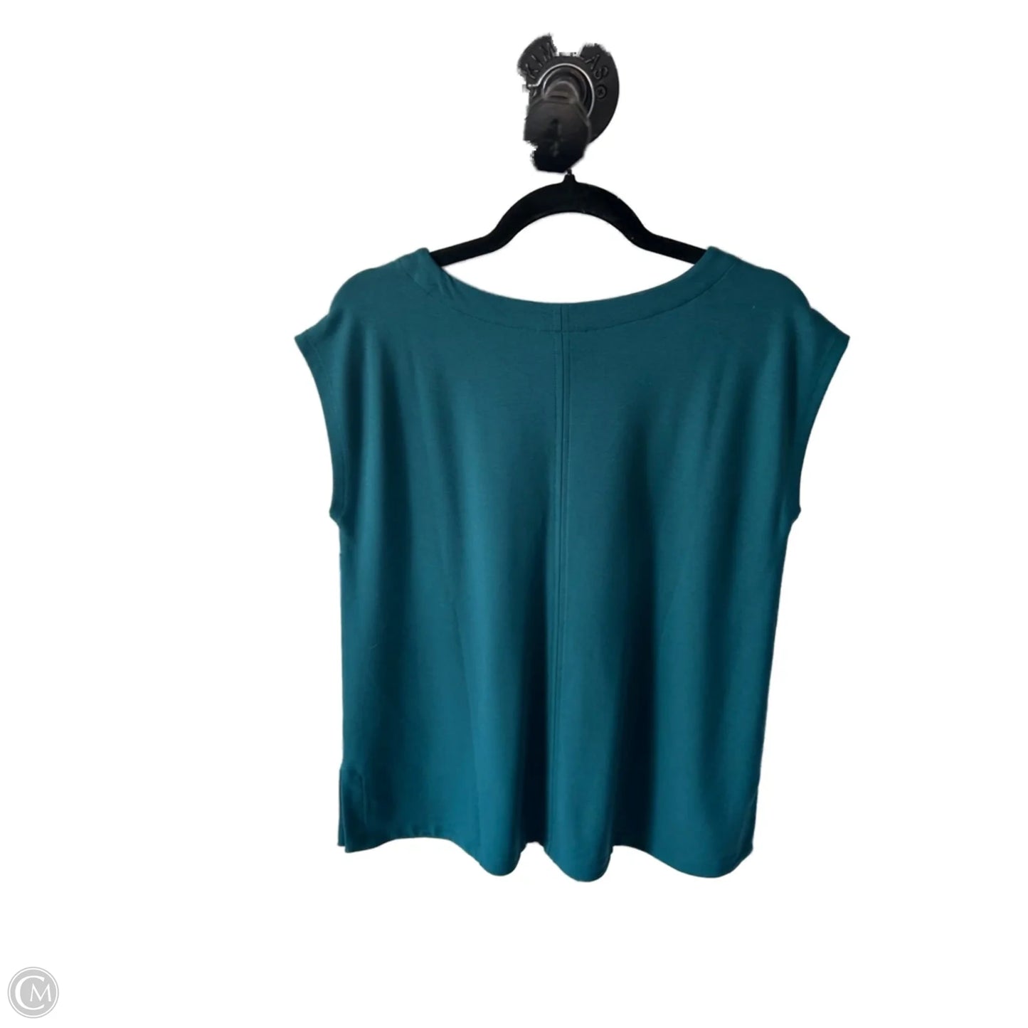 Top Sleeveless By J. Jill In Teal, Size: S