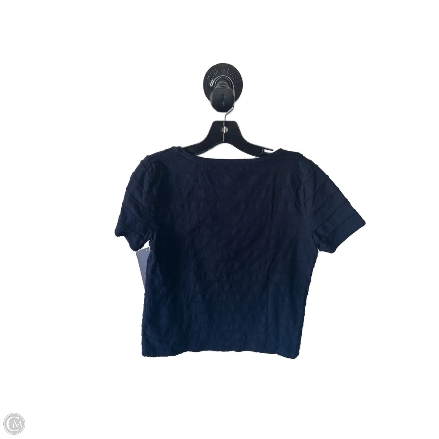 Top Short Sleeve By Talbots In Navy, Size: M