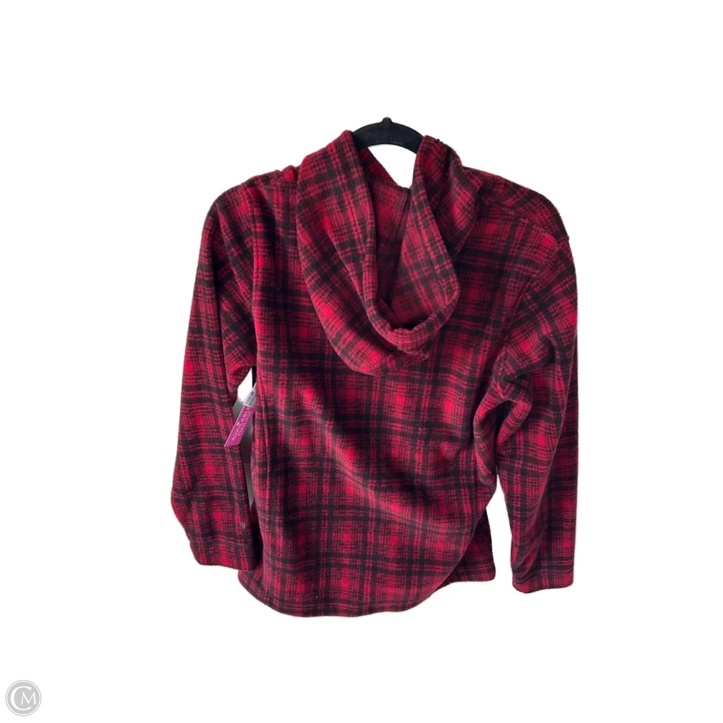 Jacket Fleece By Woolrich In Black & Red, Size: S