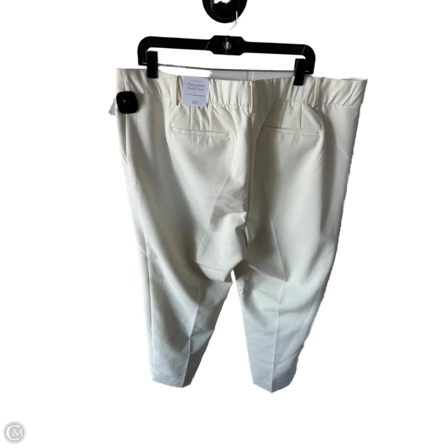 Pants Dress By Talbots In Cream, Size: 18