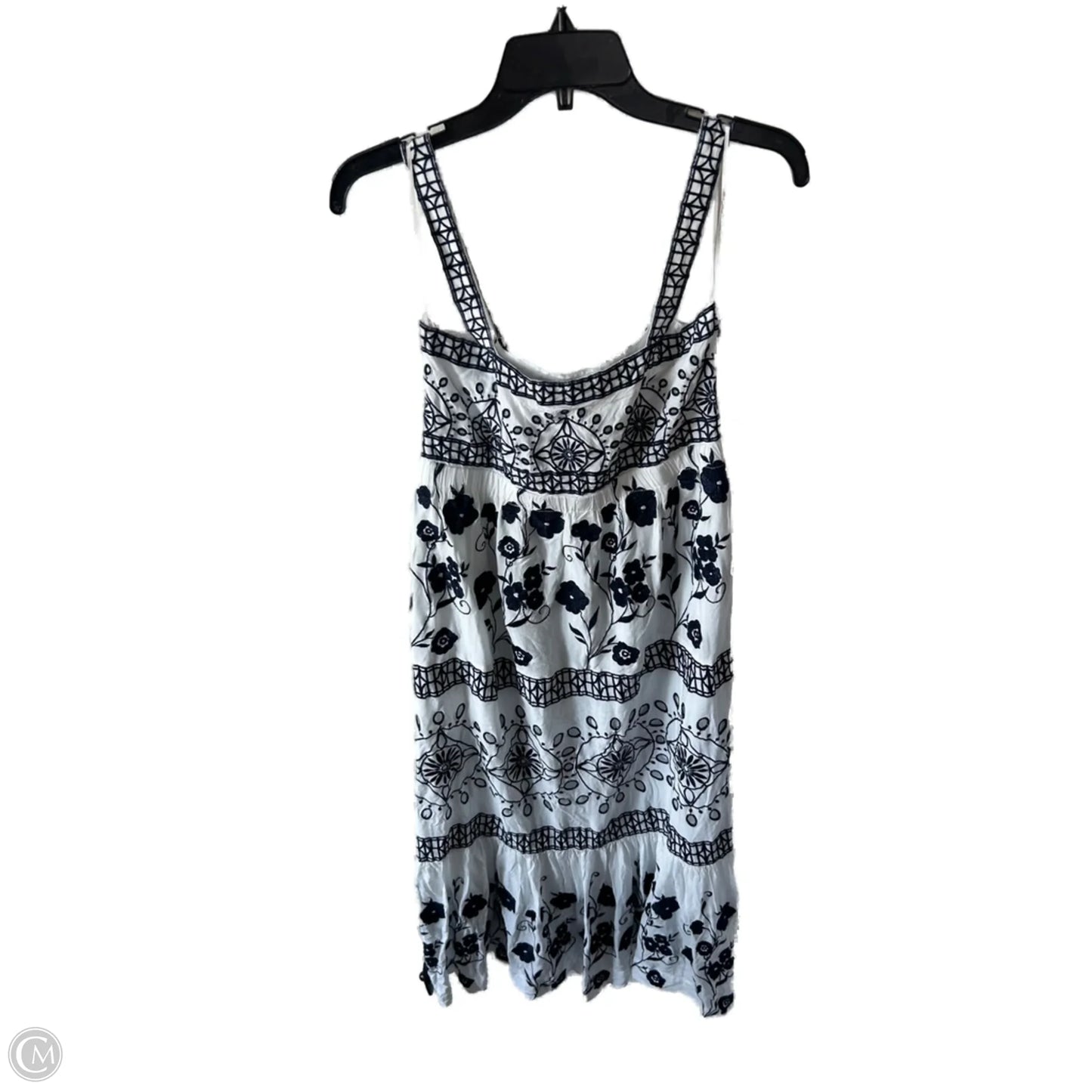 Dress Casual Maxi By Chelsea 28 In Blue & White, Size: M