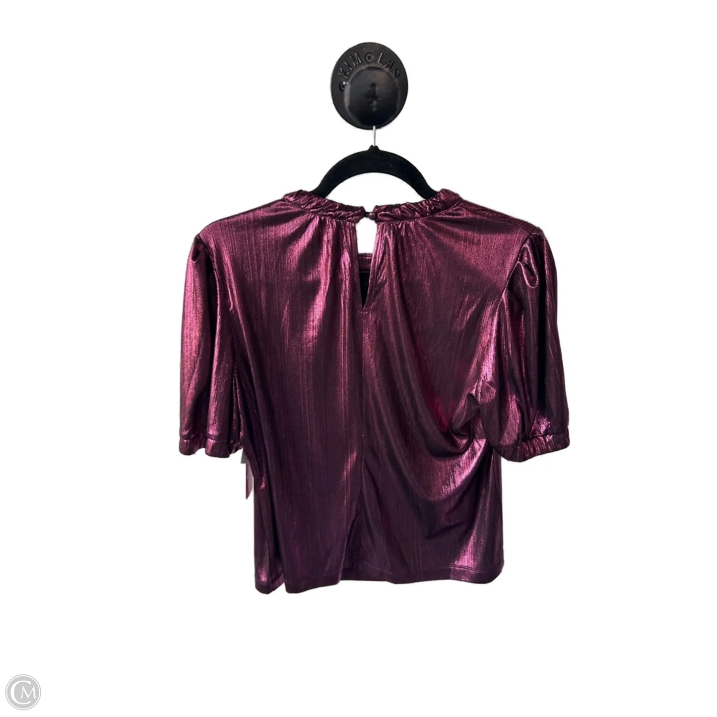 Top Short Sleeve By Current Air In Pink, Size: M