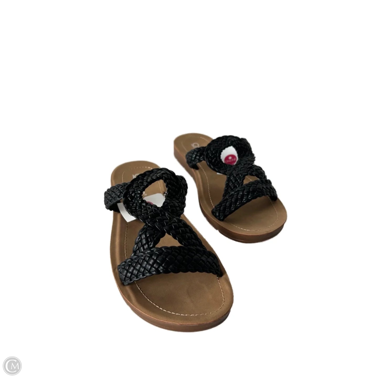 Sandals Flats By Corkys In Black & Tan, Size: 10