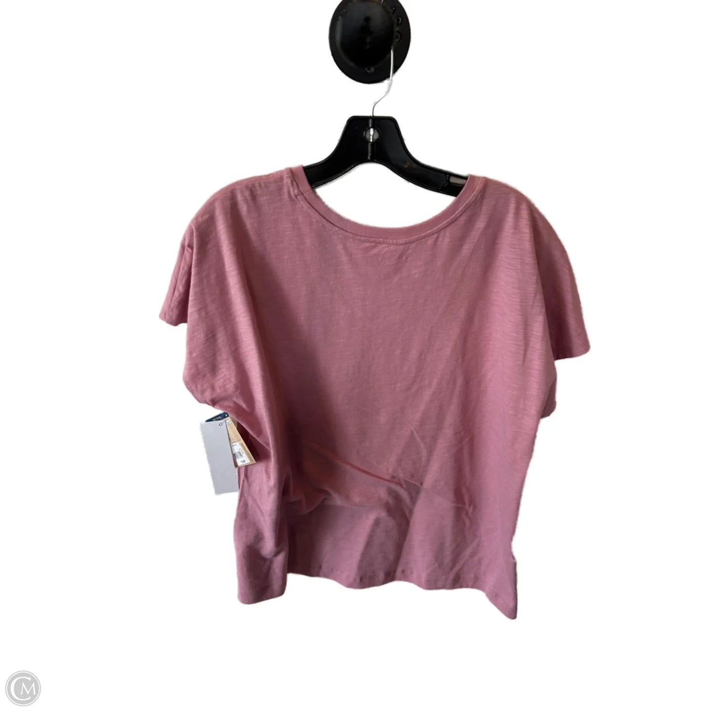 Top Short Sleeve Basic By Clothes Mentor In Pink, Size: L