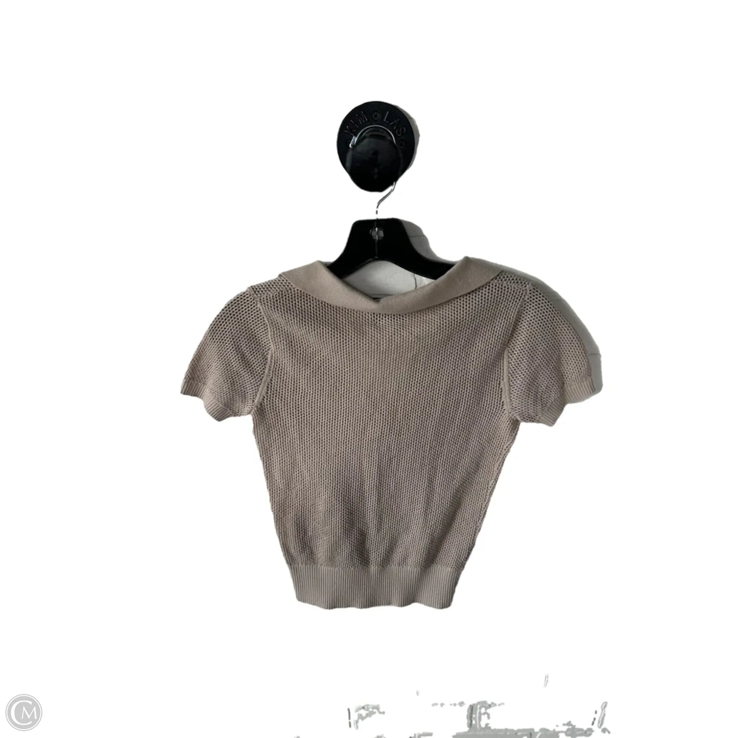 Sweater Short Sleeve By Alp N Rock In Tan, Size: Xs