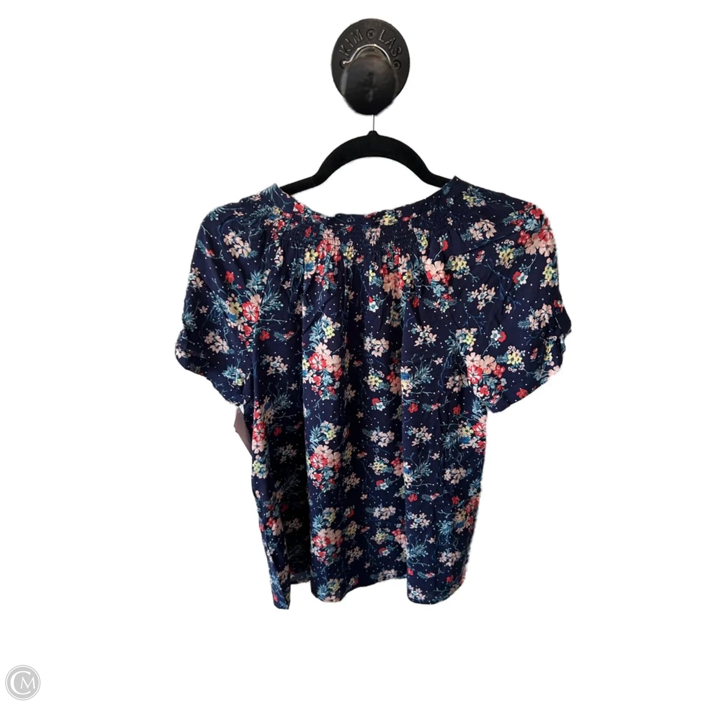 Top Short Sleeve By Westport In Blue & Pink, Size: M