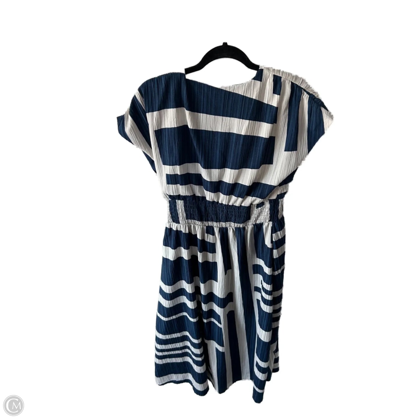Dress Work By Ann Taylor In Blue & White, Size: M