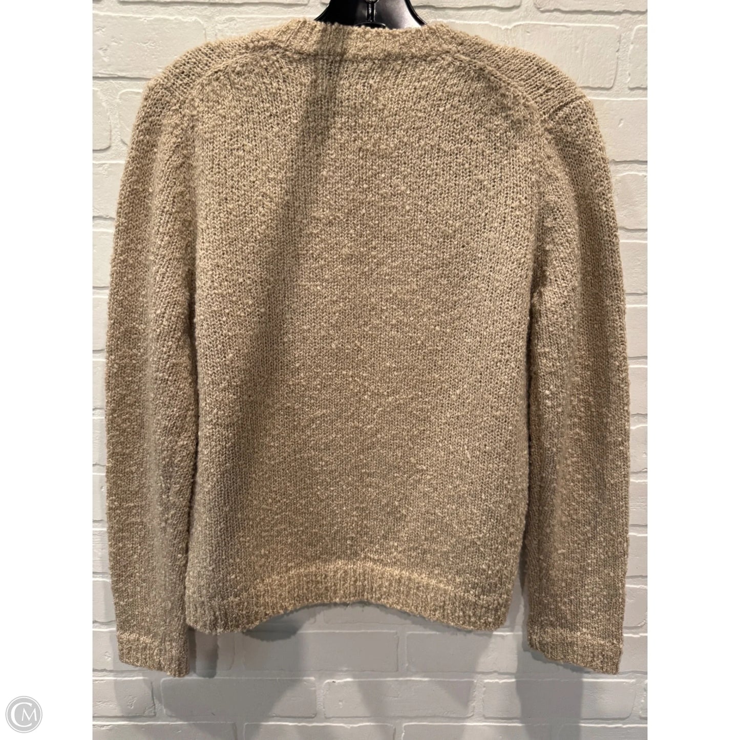 Sweater Cardigan By Cmc In Tan, Size: M