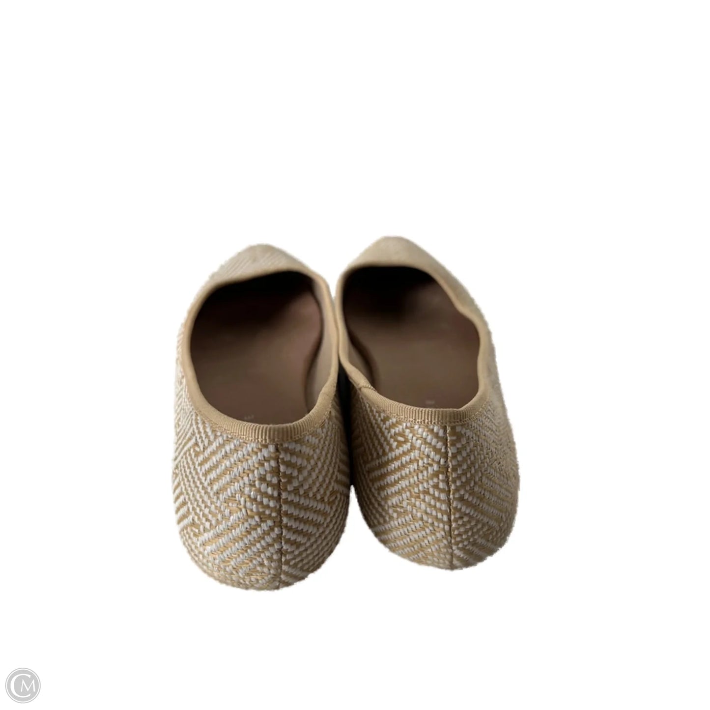 Shoes Flats By Kelly And Katie In Tan & White, Size: 8.5
