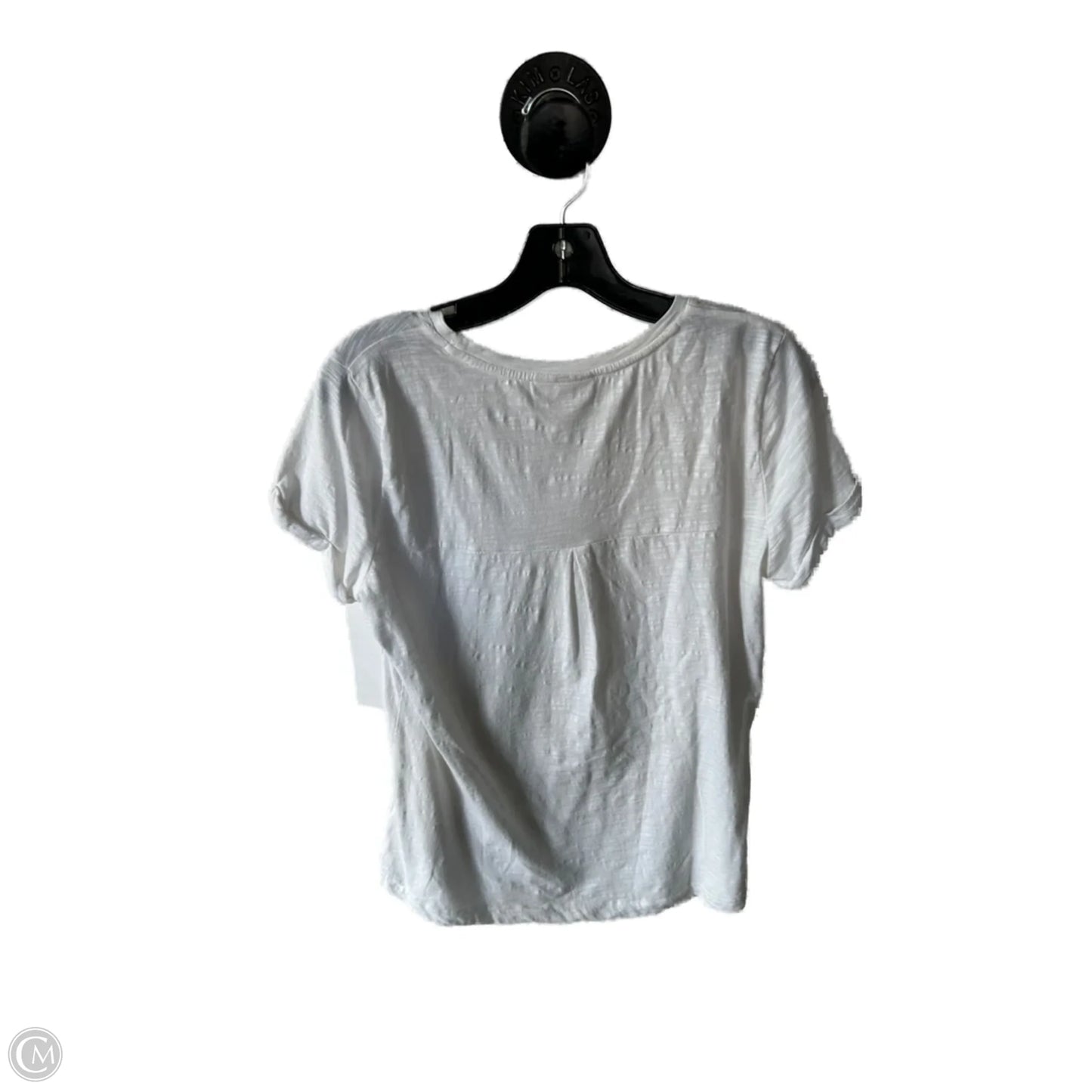 Top Short Sleeve Basic By Style And Company In White, Size: S
