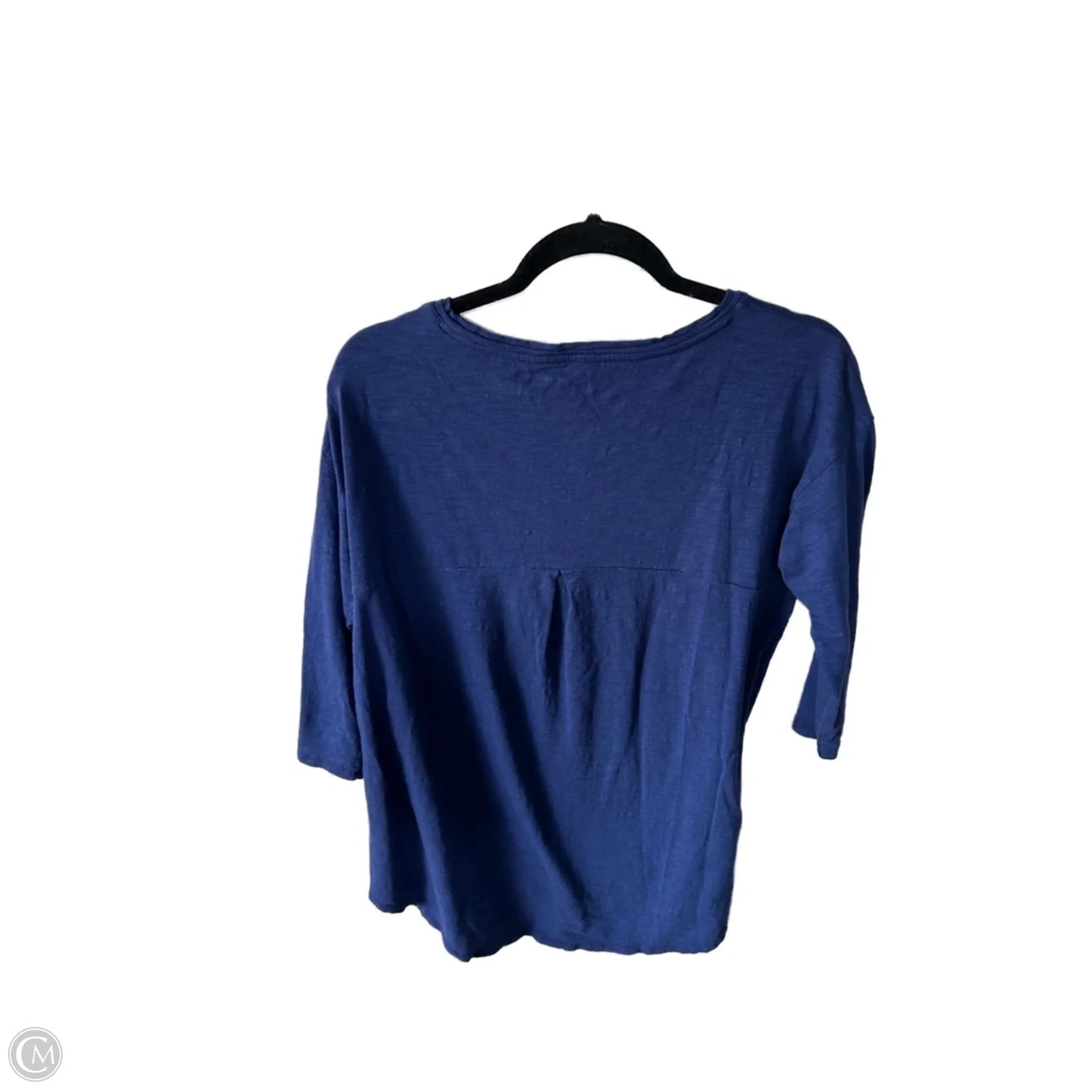 Top Short Sleeve By Chicos In Blue, Size: M
