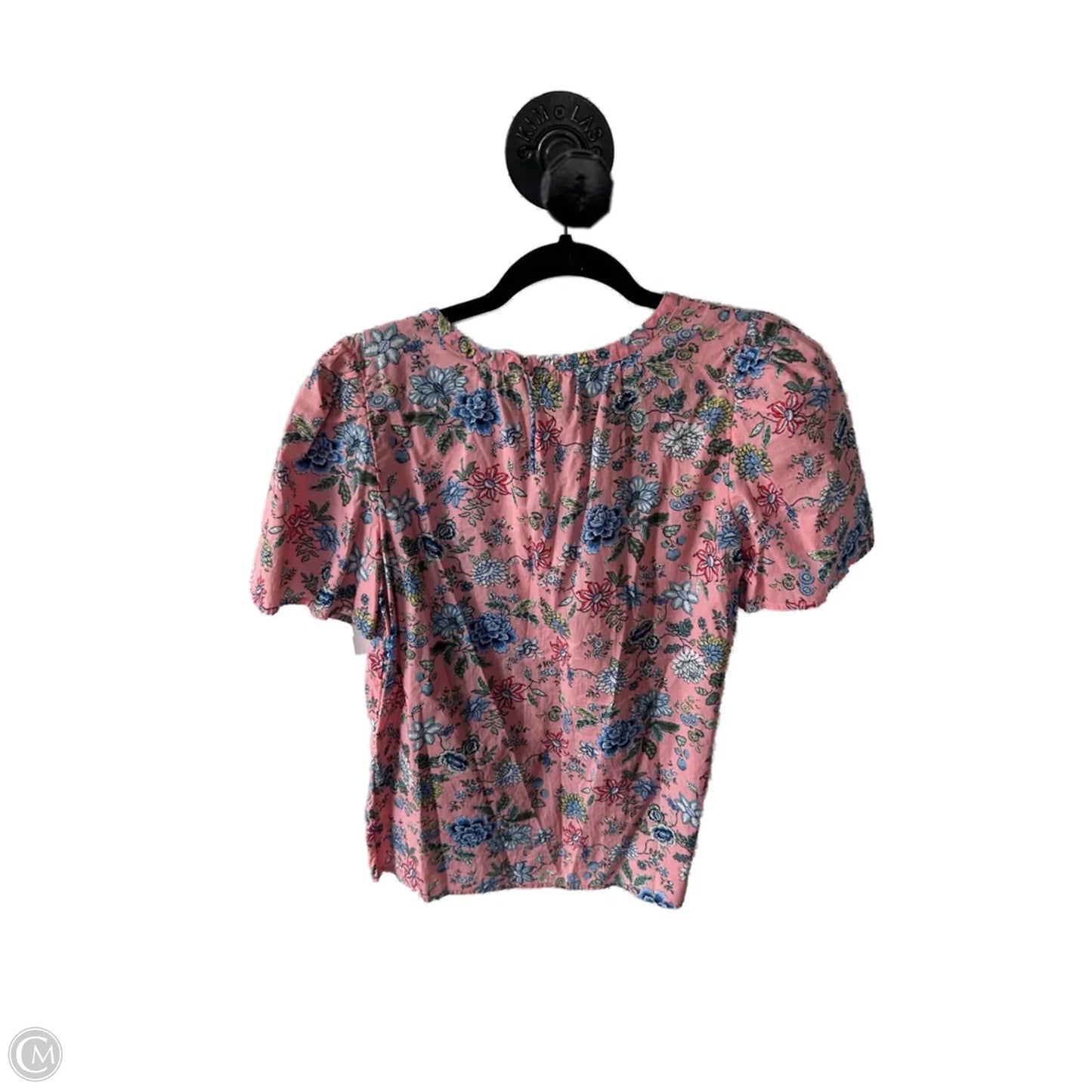 Top Short Sleeve By Loft In Pink, Size: S